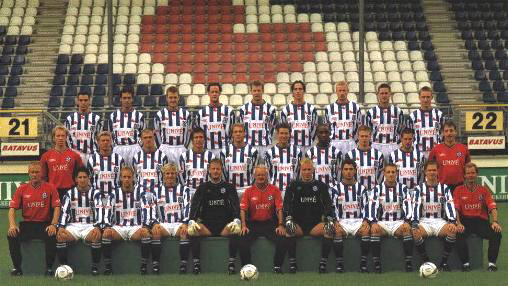 Selectie sc Heerenveen seizoen 2001-2002.
